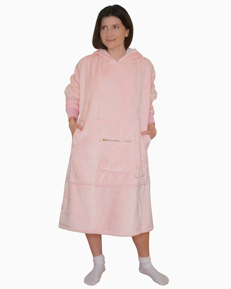 Moonlight Pink Blanket Hoodie